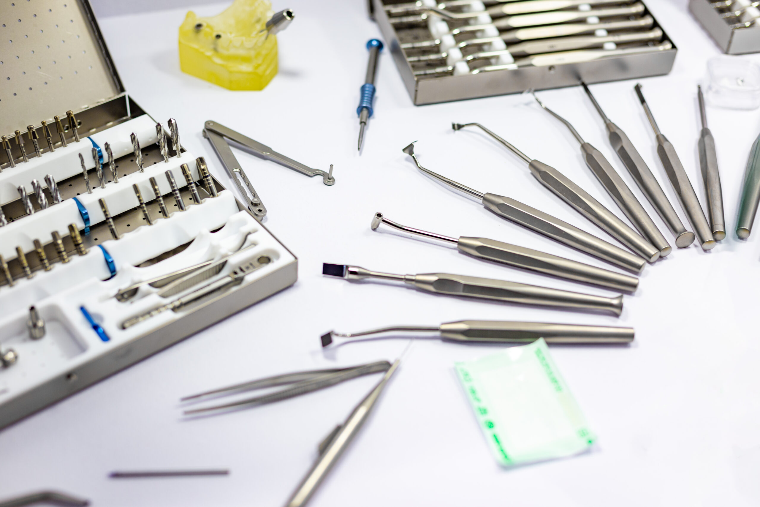 System of dental brackets at dentist office Dental Equipments